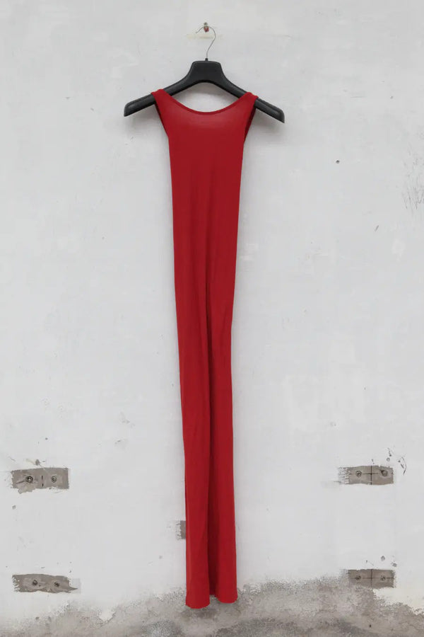 BORIS BIDJAN SABERI 交叉设计纯棉背心裙 WDRESS1 F0401T